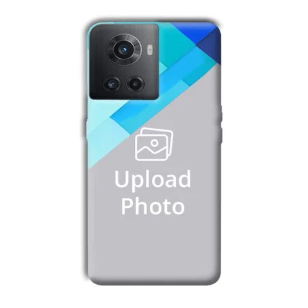 Bluish Patterns Customized Printed Back Case for OnePlus 10R 5G