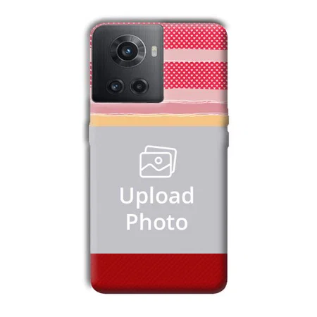 Red Pink Design Customized Printed Back Case for OnePlus 10R 5G