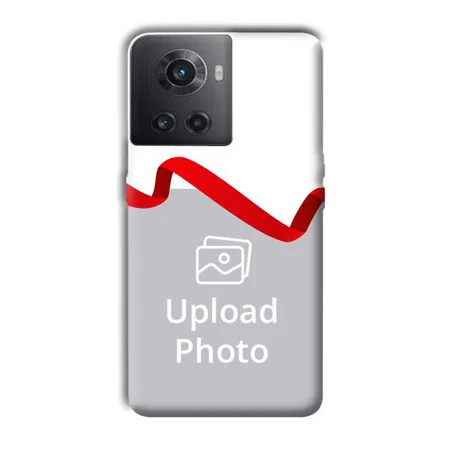 Red Ribbon Customized Printed Back Case for OnePlus 10R 5G
