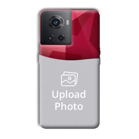 Pinkish Customized Printed Back Case for OnePlus 10R 5G