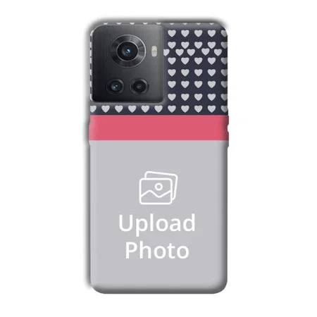 Hearts Customized Printed Back Case for OnePlus 10R 5G