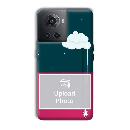 On The Clouds Customized Printed Back Case for OnePlus 10R 5G