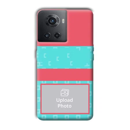 Bluish Pattern Customized Printed Back Case for OnePlus 10R 5G