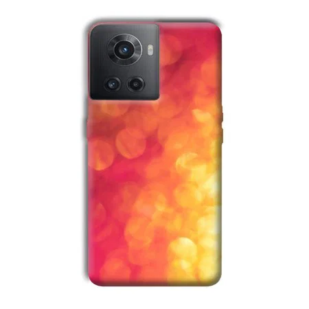 Red Orange Customized Printed Back Case for OnePlus 10R 5G