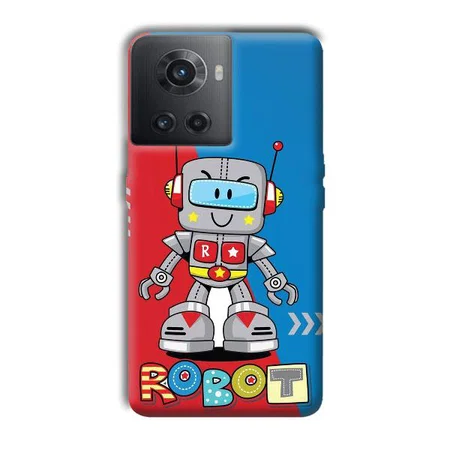 Robot Customized Printed Back Case for OnePlus 10R 5G