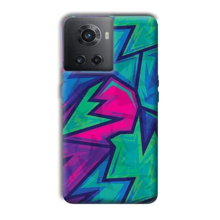 Dark Pink Design Customized Printed Back Case for OnePlus 10R 5G