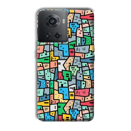 Small Homes Customized Printed Back Case for OnePlus 10R 5G