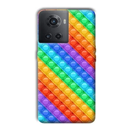 Colorful Circles Customized Printed Back Case for OnePlus 10R 5G