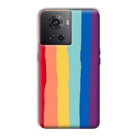Vertical Paint Customized Printed Back Case for OnePlus 10R 5G