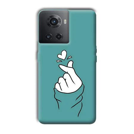 Korean Love Design Customized Printed Back Case for OnePlus 10R 5G