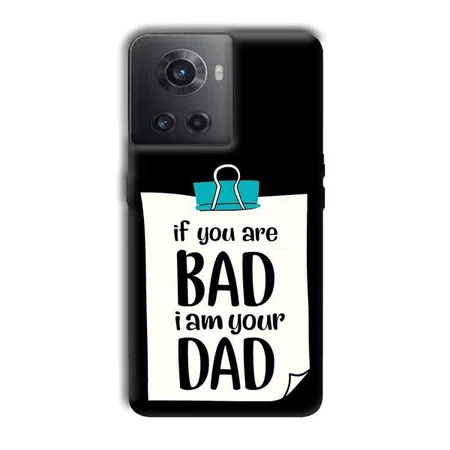 Dad Quote Customized Printed Back Case for OnePlus 10R 5G