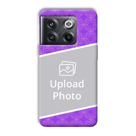 Purple Design Customized Printed Back Case for OnePlus 10T 5G