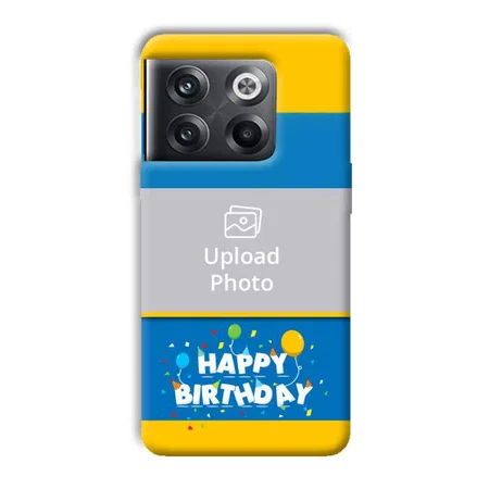 Happy Birthday Customized Printed Back Case for OnePlus 10T 5G