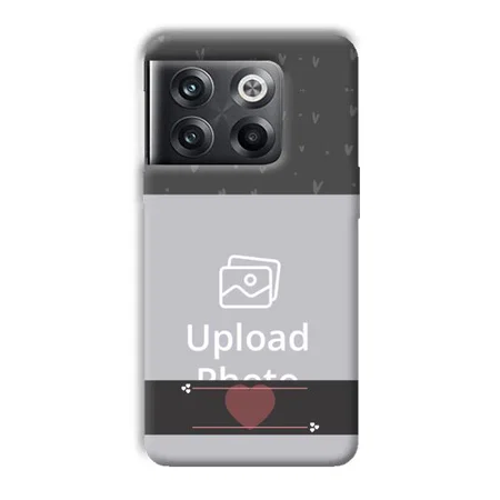 Dark Grey Customized Printed Back Case for OnePlus 10T 5G