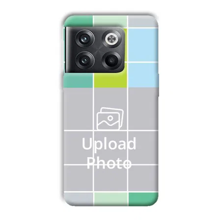Grid Customized Printed Back Case for OnePlus 10T 5G