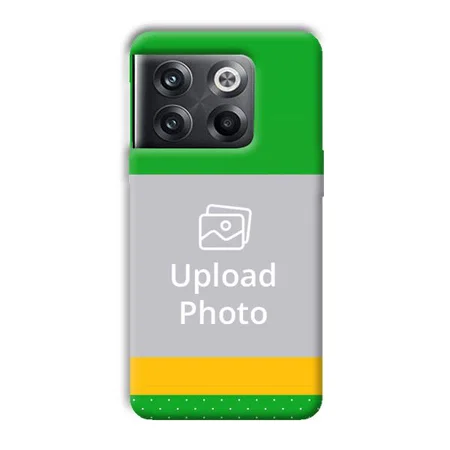 Green Yellow Customized Printed Back Case for OnePlus 10T 5G