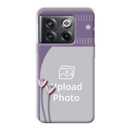 Lilac Pattern Customized Printed Back Case for OnePlus 10T 5G