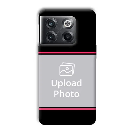 Pink Lines Customized Printed Back Case for OnePlus 10T 5G