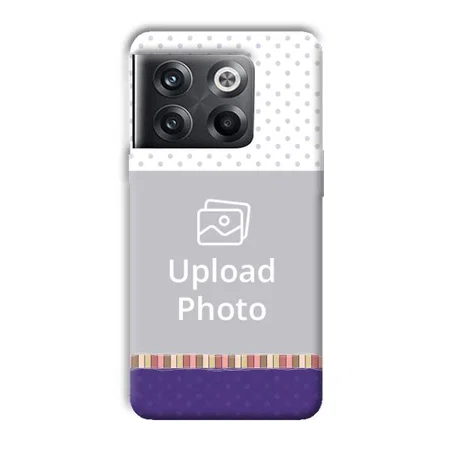 Blue White Customized Printed Back Case for OnePlus 10T 5G