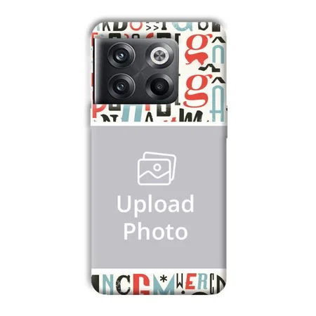 Alphabets Customized Printed Back Case for OnePlus 10T 5G
