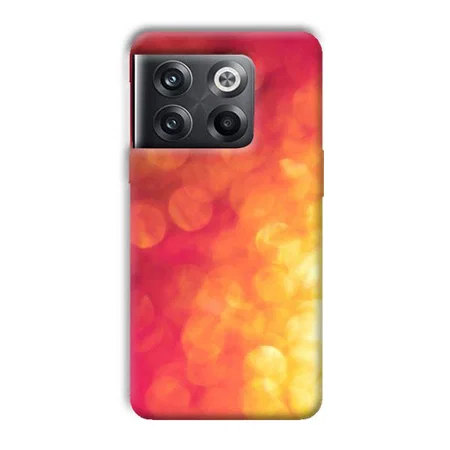 Red Orange Customized Printed Back Case for OnePlus 10T 5G