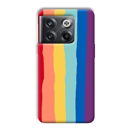 Vertical Paint Customized Printed Back Case for OnePlus 10T 5G