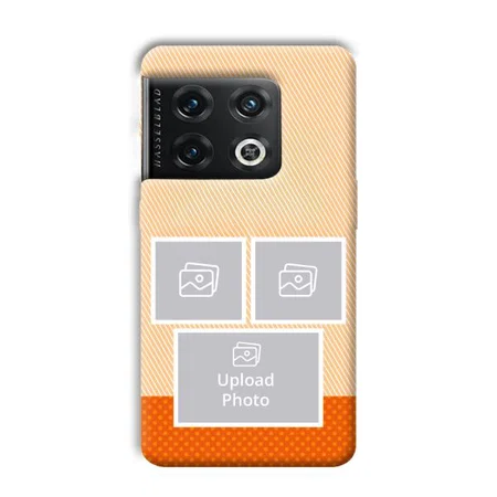 Orange Background Customized Printed Back Case for OnePlus 10 Pro 5G