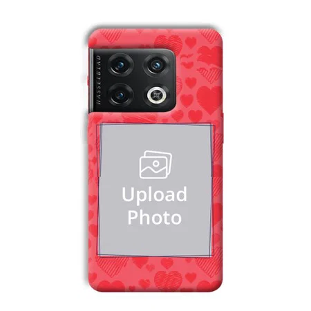 Red Hearts Customized Printed Back Case for OnePlus 10 Pro 5G