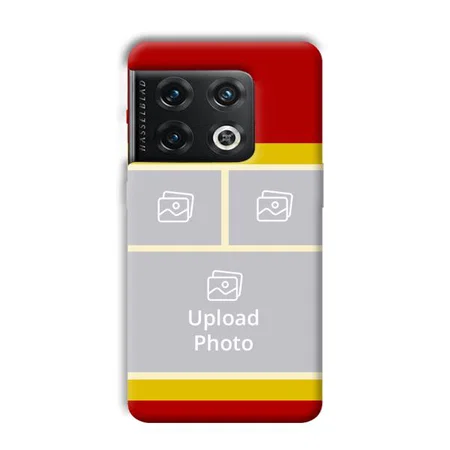 Red Yellow Collage Customized Printed Back Case for OnePlus 10 Pro 5G