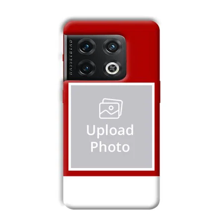 Red & White Customized Printed Back Case for OnePlus 10 Pro 5G