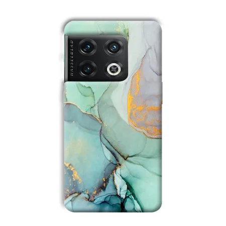 Green Marble Customized Printed Back Case for OnePlus 10 Pro 5G