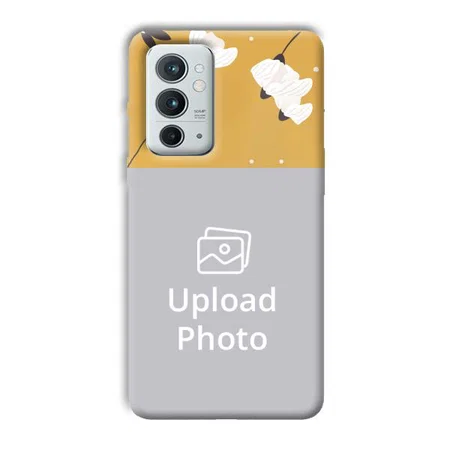 Flowers Background Customized Printed Back Case for OnePlus 9RT