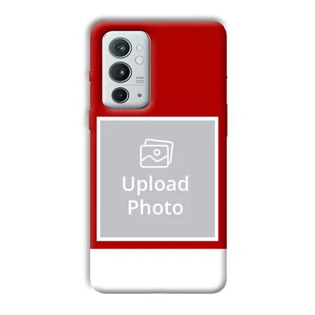 Red & White Customized Printed Back Case for OnePlus 9RT