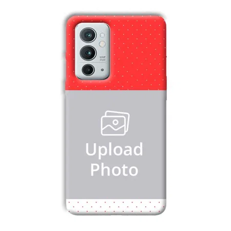 Red White Customized Printed Back Case for OnePlus 9RT