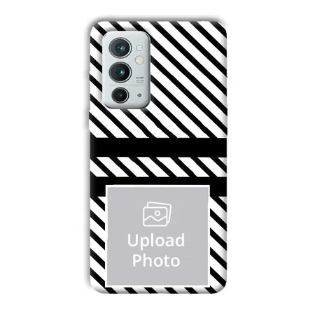White Black Customized Printed Back Case for OnePlus 9RT