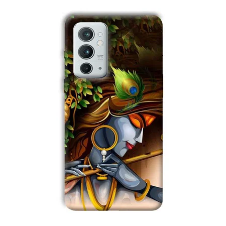 Krishna & Flute Customized Printed Back Case for OnePlus 9RT