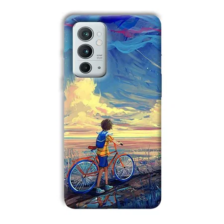 Boy & Sunset Customized Printed Back Case for OnePlus 9RT
