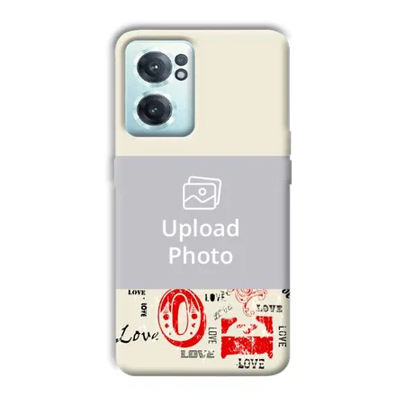 LOVE Customized Printed Back Case for OnePlus Nord CE 2