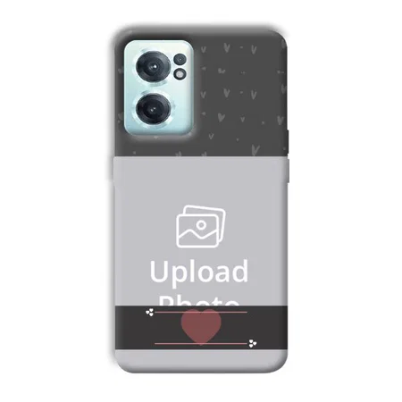 Dark Grey Customized Printed Back Case for OnePlus Nord CE 2