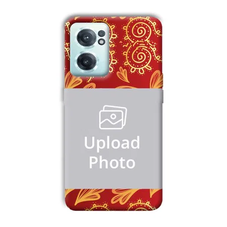 Red Design Customized Printed Back Case for OnePlus Nord CE 2