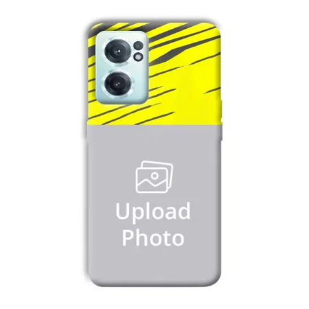 Yellow Lines Customized Printed Back Case for OnePlus Nord CE 2