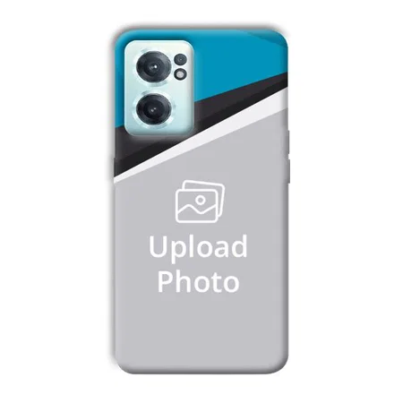 Blue Black Customized Printed Back Case for OnePlus Nord CE 2