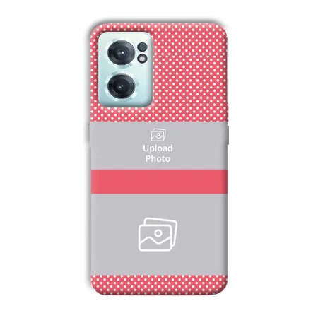 Pink Polka Customized Printed Back Case for OnePlus Nord CE 2
