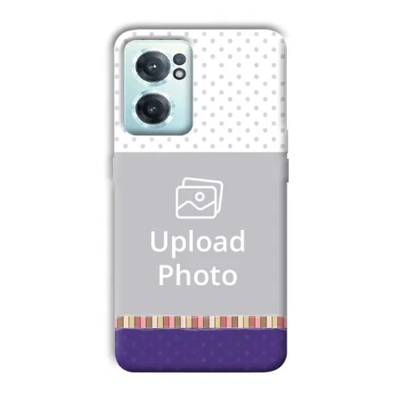 Blue White Customized Printed Back Case for OnePlus Nord CE 2