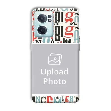 Alphabets Customized Printed Back Case for OnePlus Nord CE 2