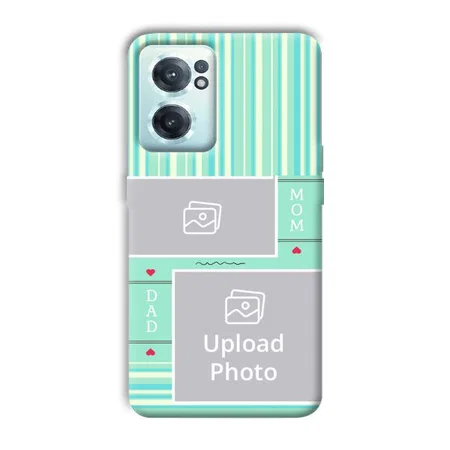 Mom Dad Customized Printed Back Case for OnePlus Nord CE 2