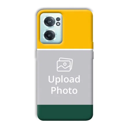 Yellow Green Customized Printed Back Case for OnePlus Nord CE 2