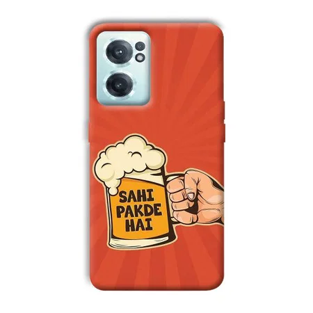 Sahi Pakde Hai Customized Printed Back Case for OnePlus Nord CE 2