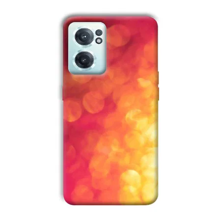 Red Orange Customized Printed Back Case for OnePlus Nord CE 2