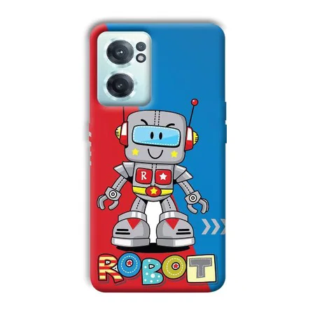 Robot Customized Printed Back Case for OnePlus Nord CE 2